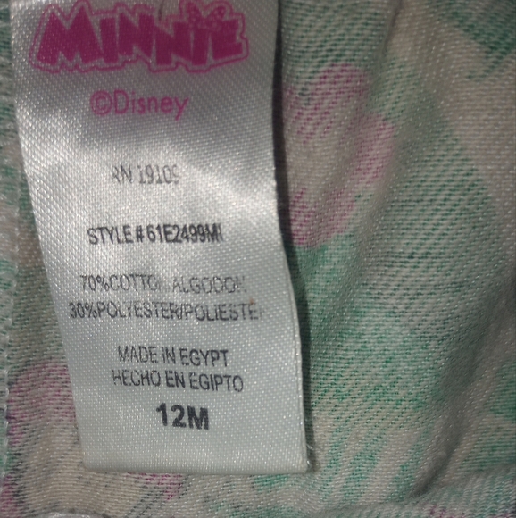 Minnie Mouse girl shorts 12M - Picture 2 of 2
